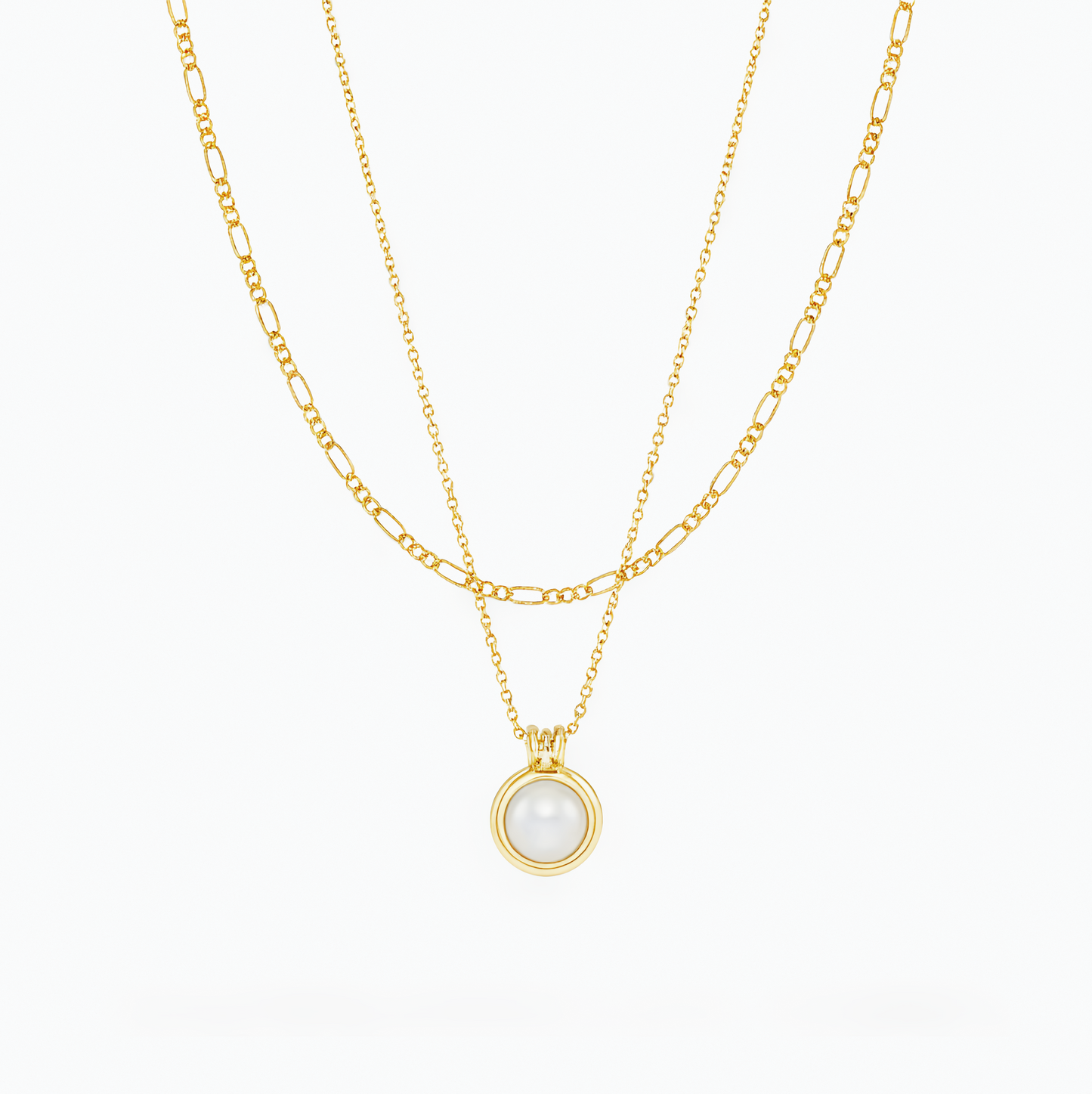 18k Minimalist Green Jade Pendant Necklace