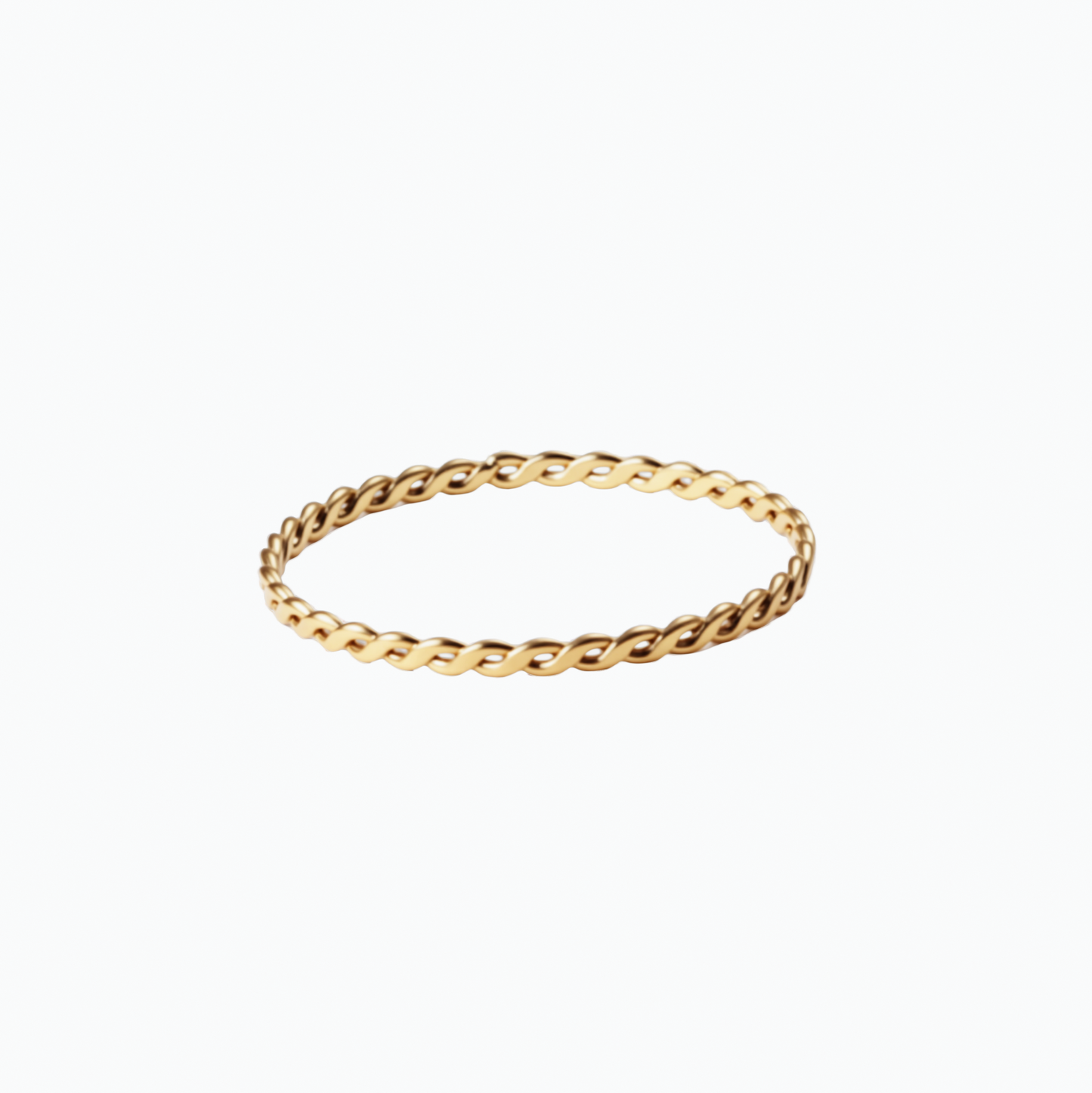 Twist Chain Gold Ring