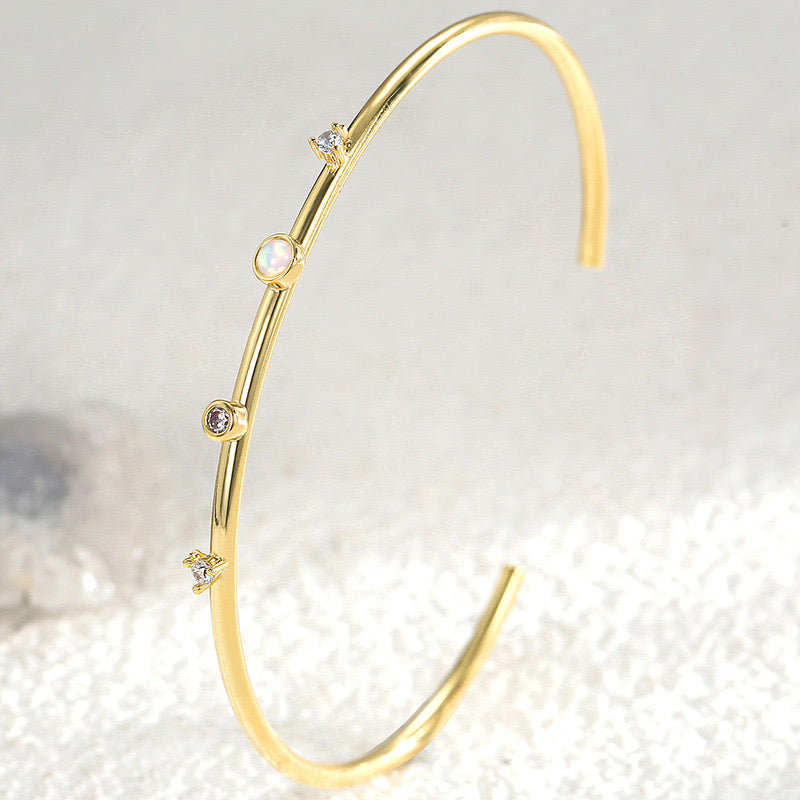 Dainty Zirconia Delicate 18k Bracelet