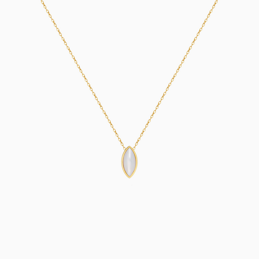 Gold Dainty Minimalist Shell Stack Necklace