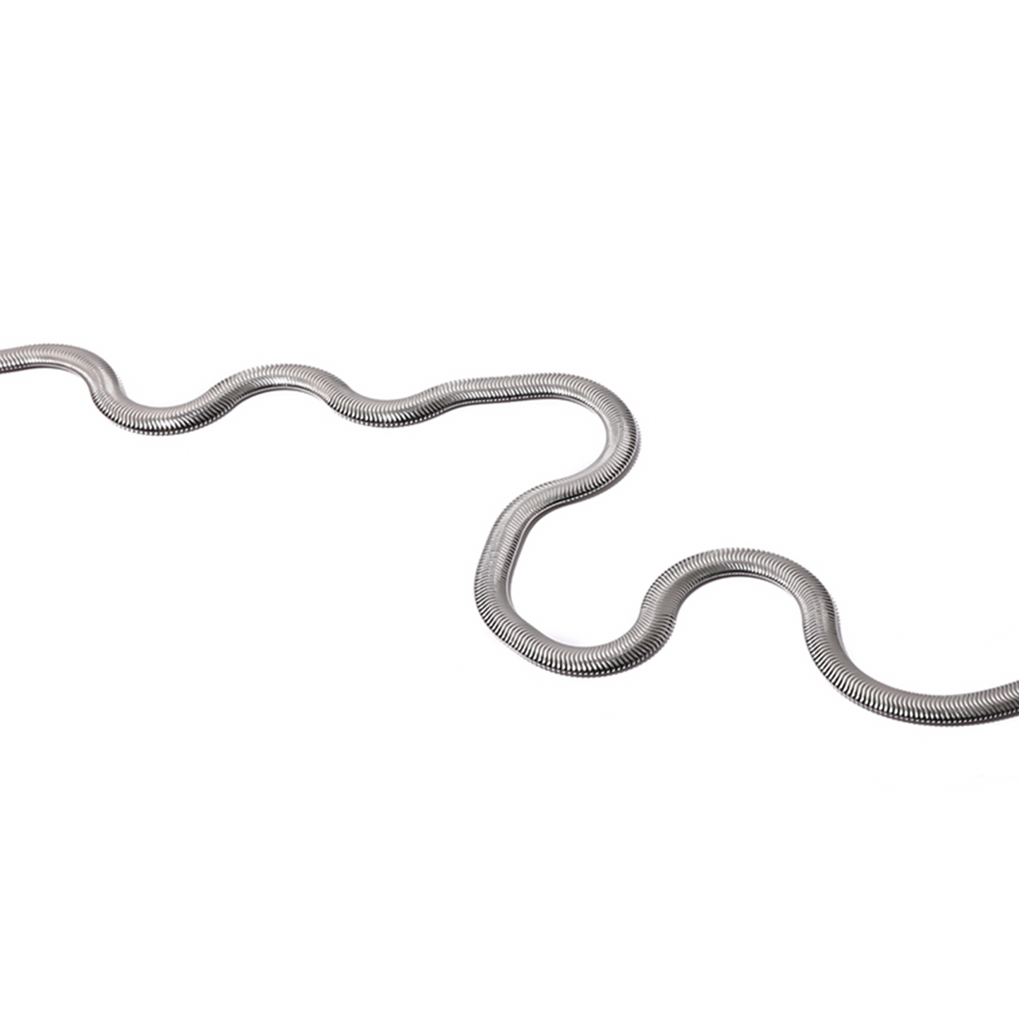 Silver Snack Minimalist Statement Necklace