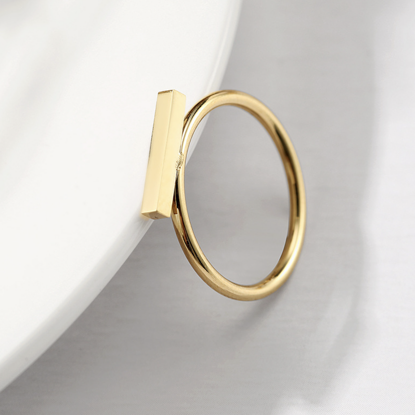 Minimalist Silver Stack Ring