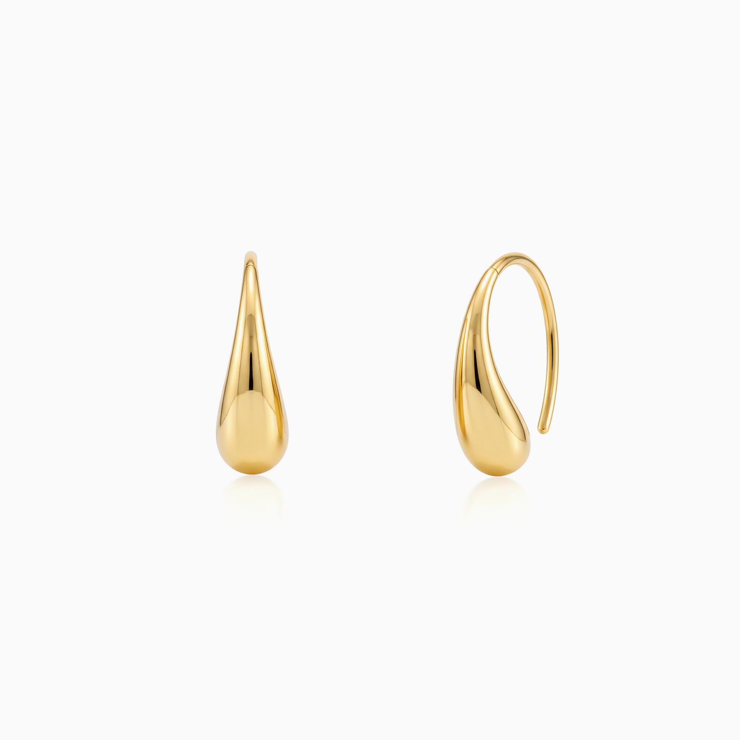 18k Gold Fresh Style Elegant Earrings