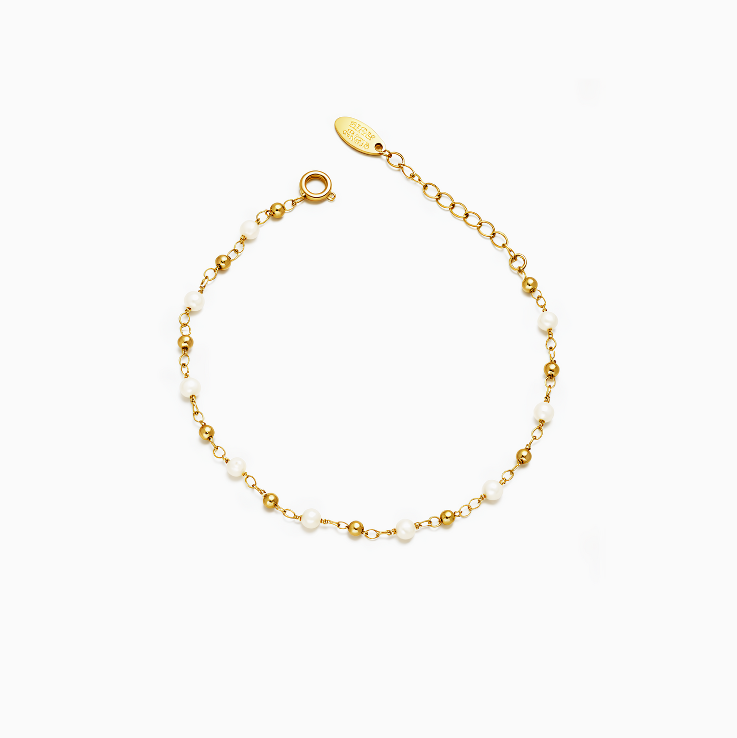 Coquette Mini Heart Pearl Bracelet/Anklet
