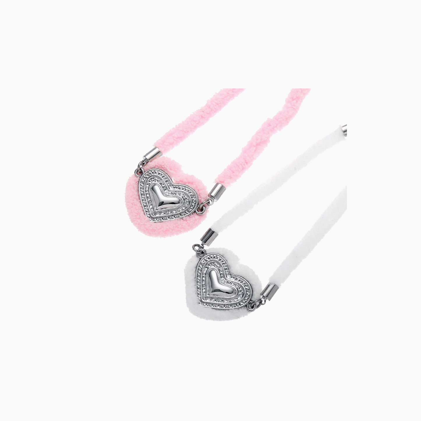 Platinum-plated Fluffy Sweet Girl Necklace