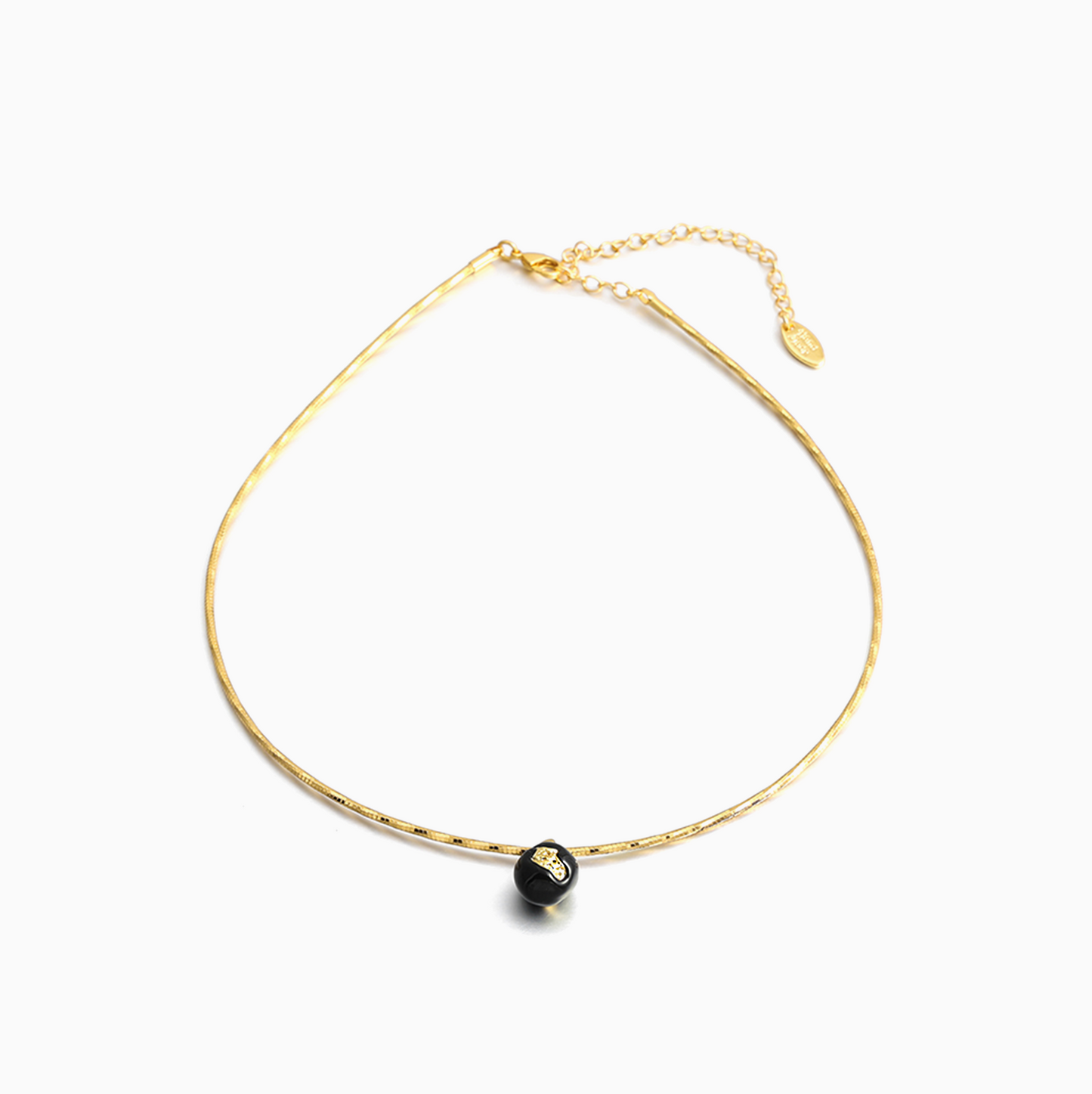 Gold-plated Winter Sweater Necklace