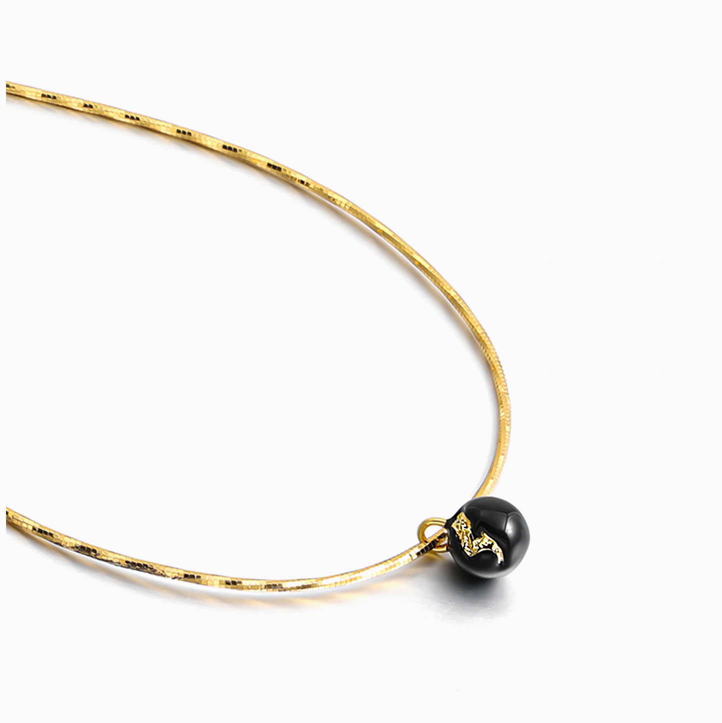 Gold-plated Winter Sweater Necklace