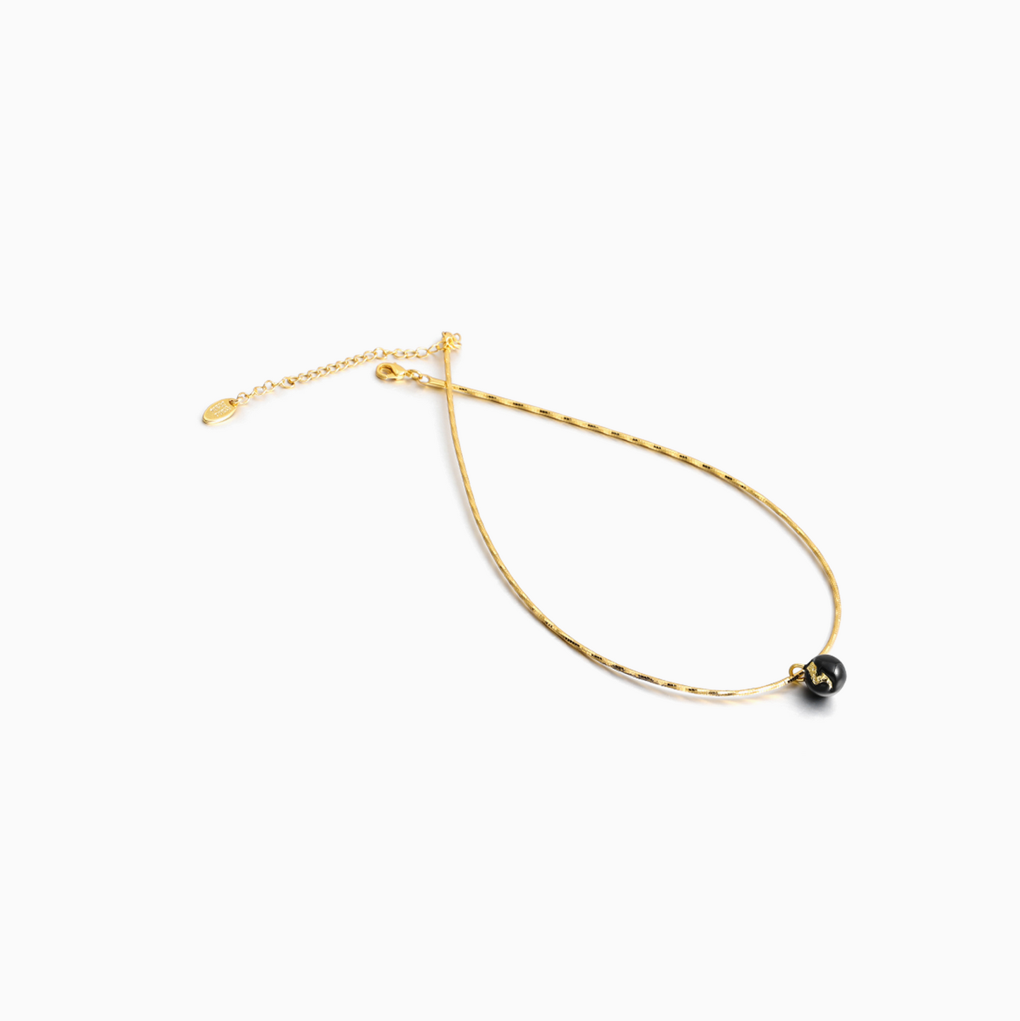 Gold-plated Winter Sweater Necklace