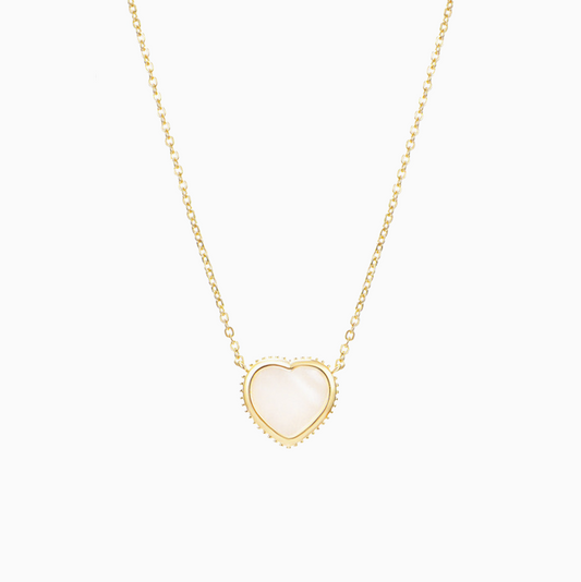 Shell Heart 14k gold-plated Necklace