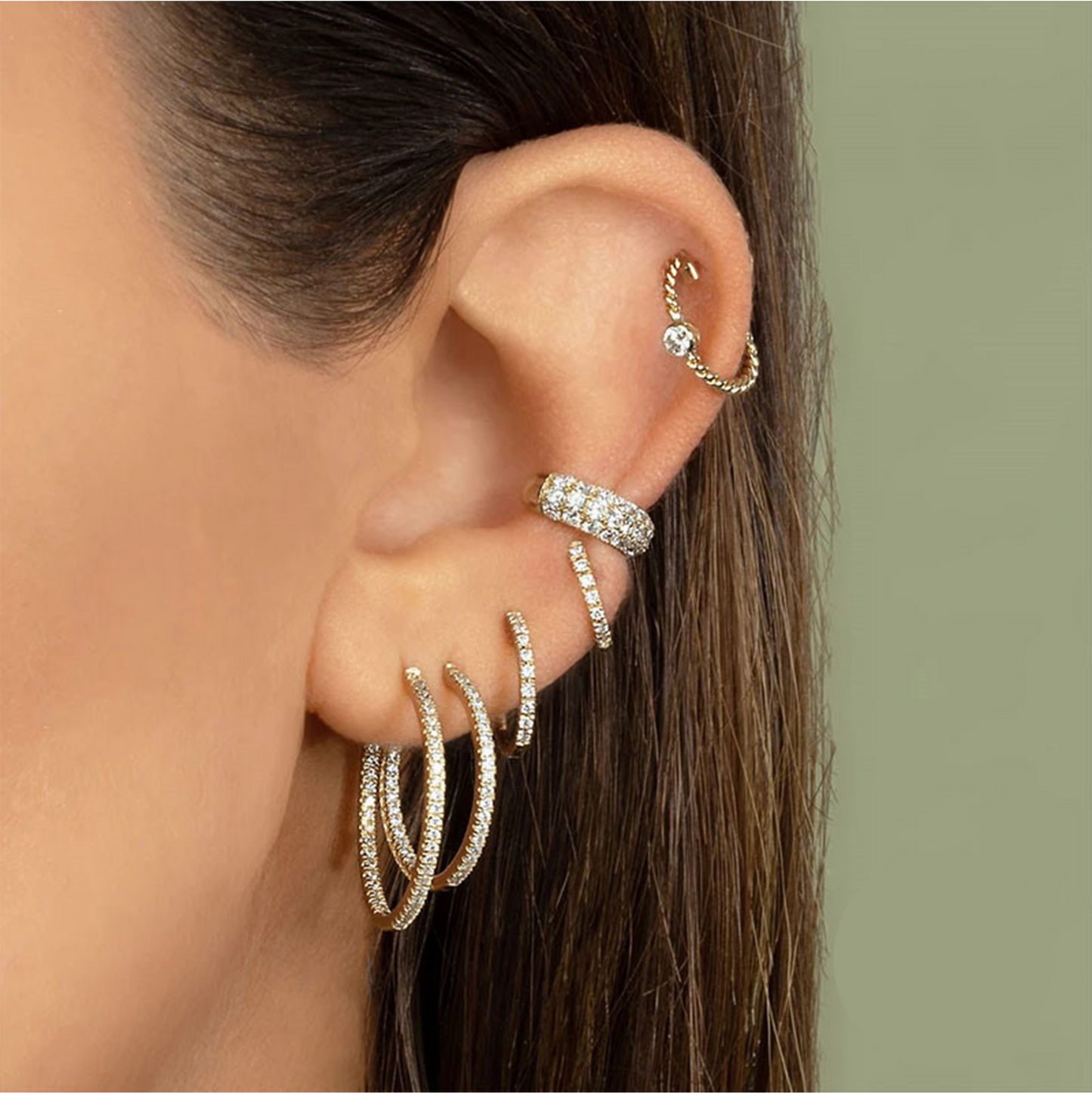 Sparkling Crystal Cuff