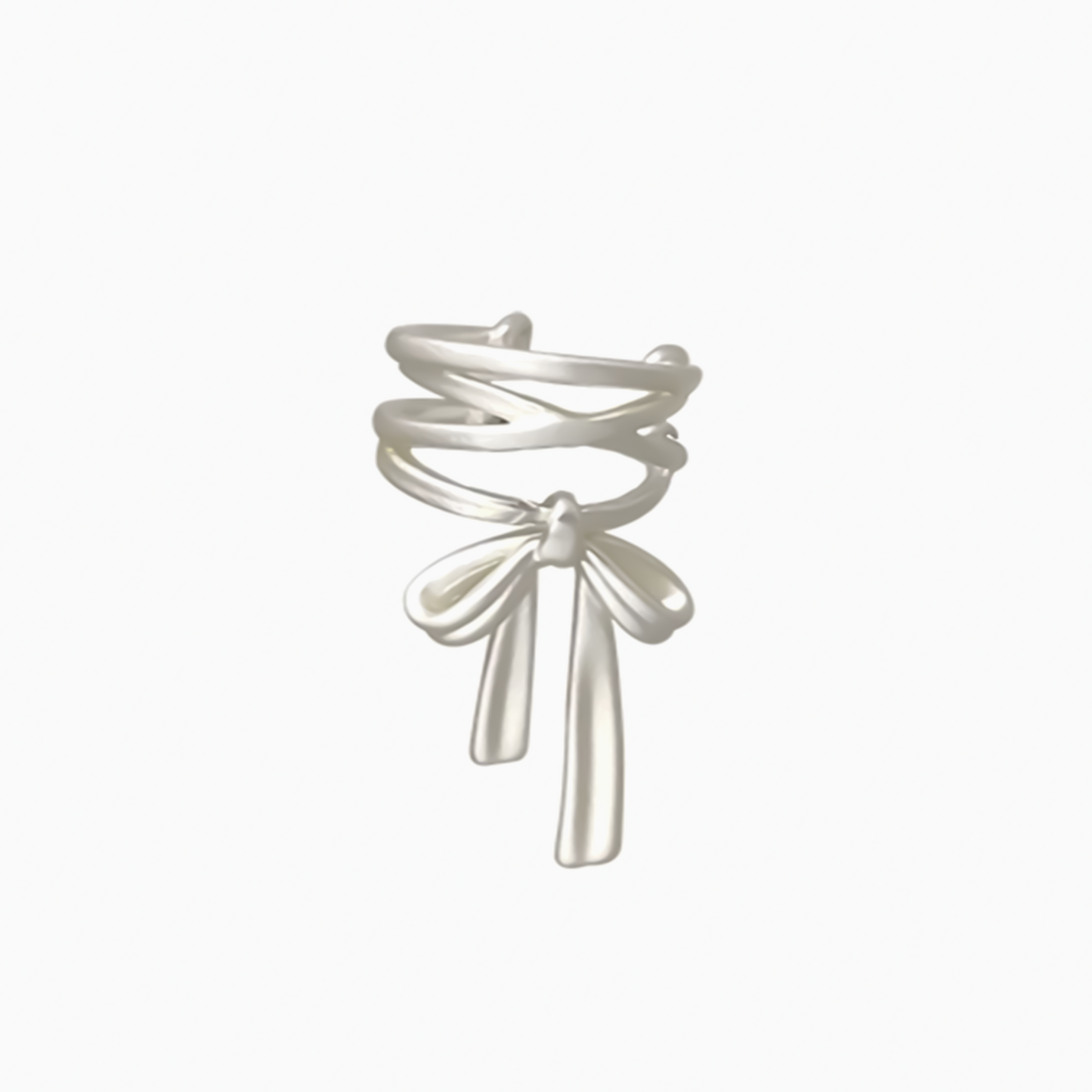 Coquette Ballet Girl Ribbon Elegant Ring