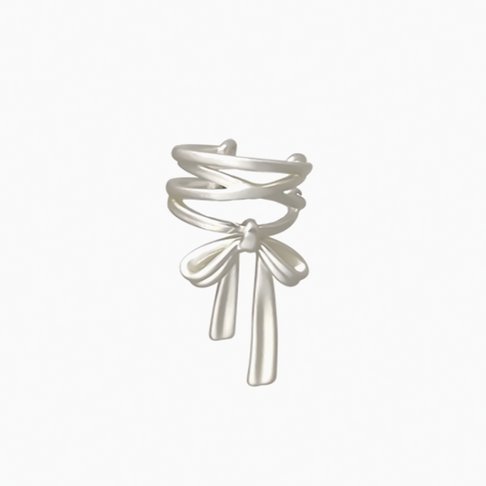 Coquette Ballet Girl Ribbon Elegant  Ring