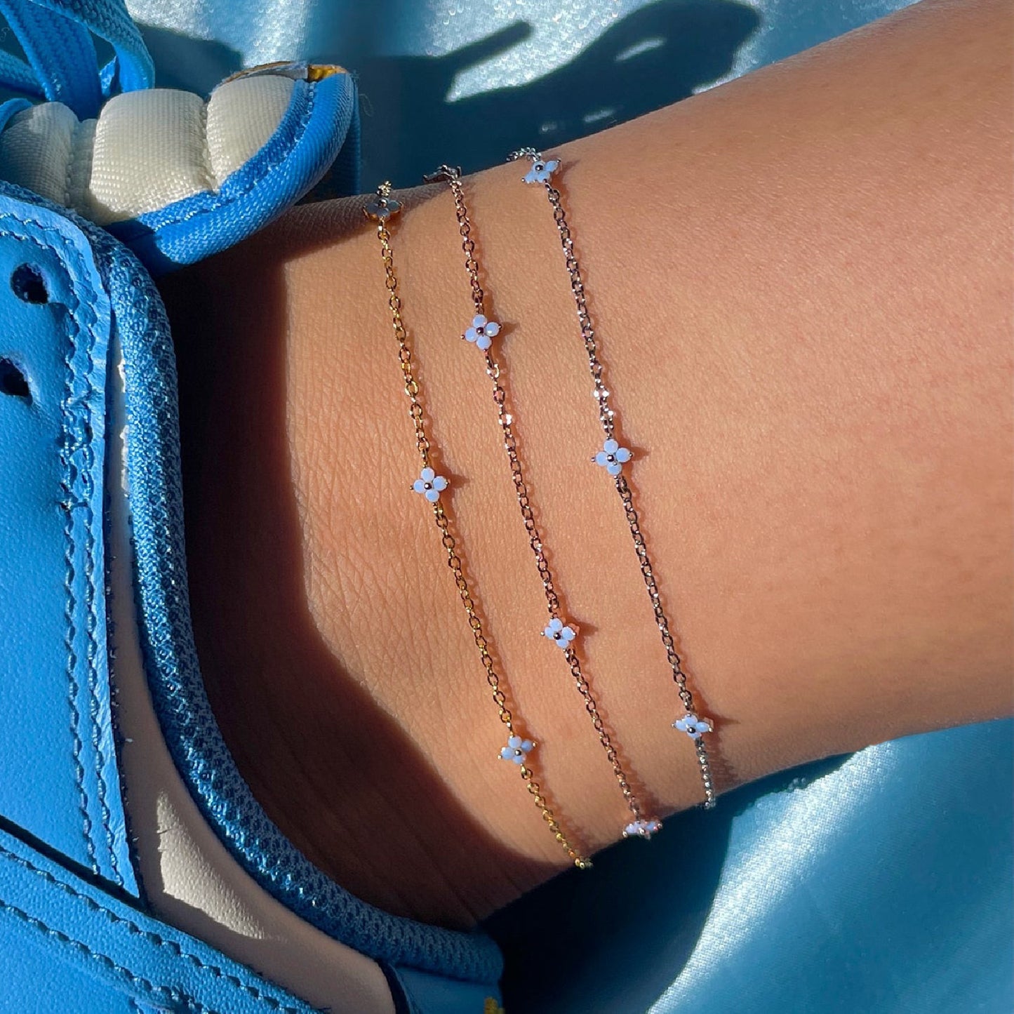 Blue Blossom Bracelet/Anklet