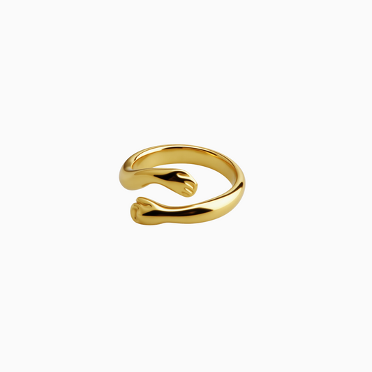 18K Gold Hugger Gift Stack Ring