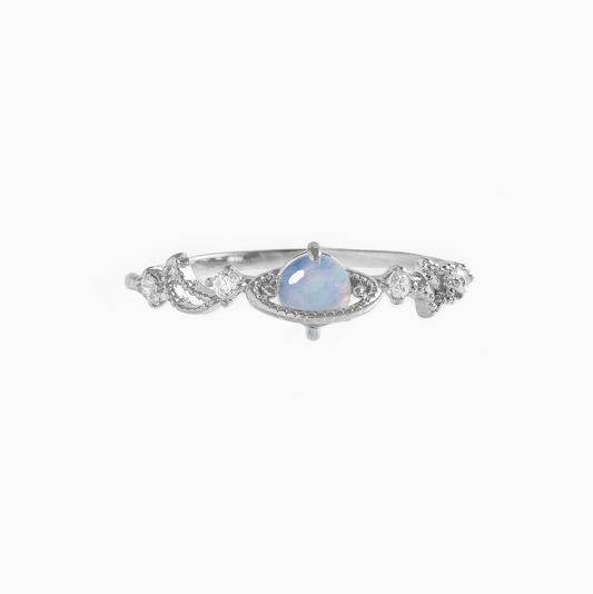 Coquette Silver Planet Stack Ring