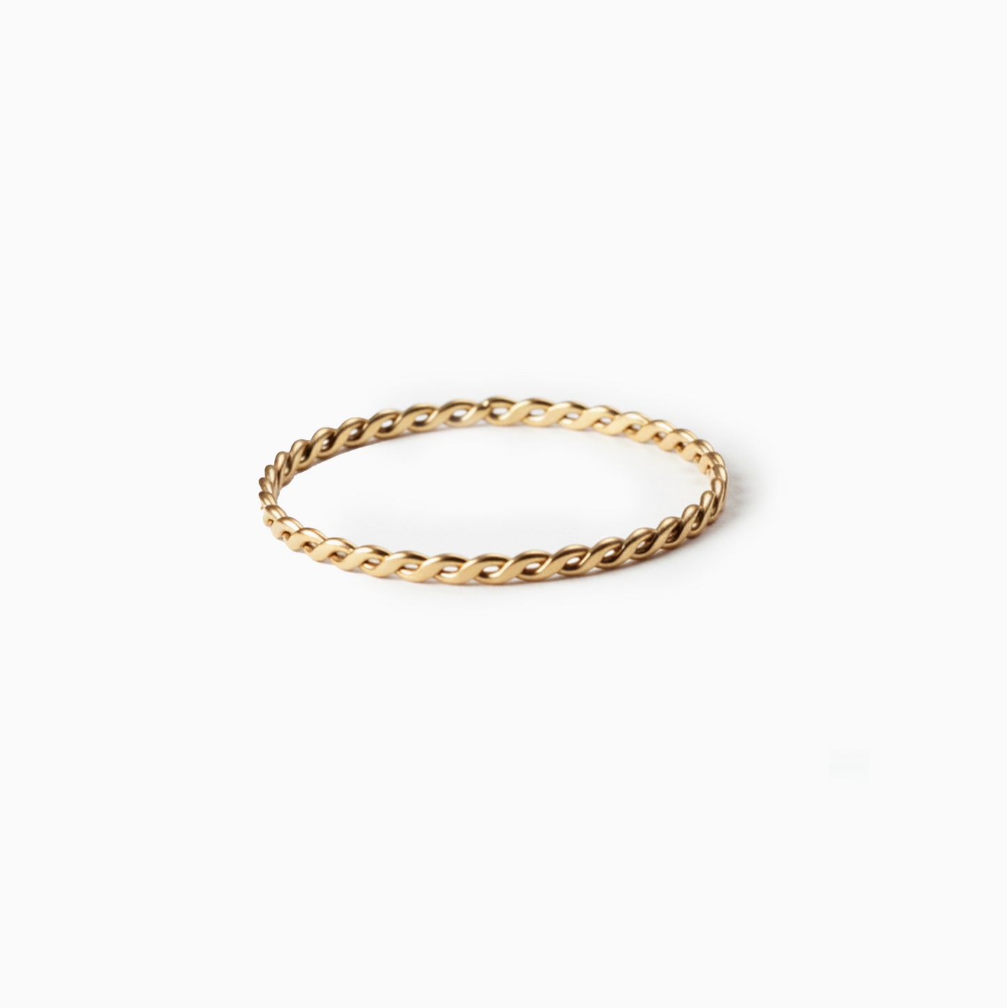 Twist Chain Gold Ring