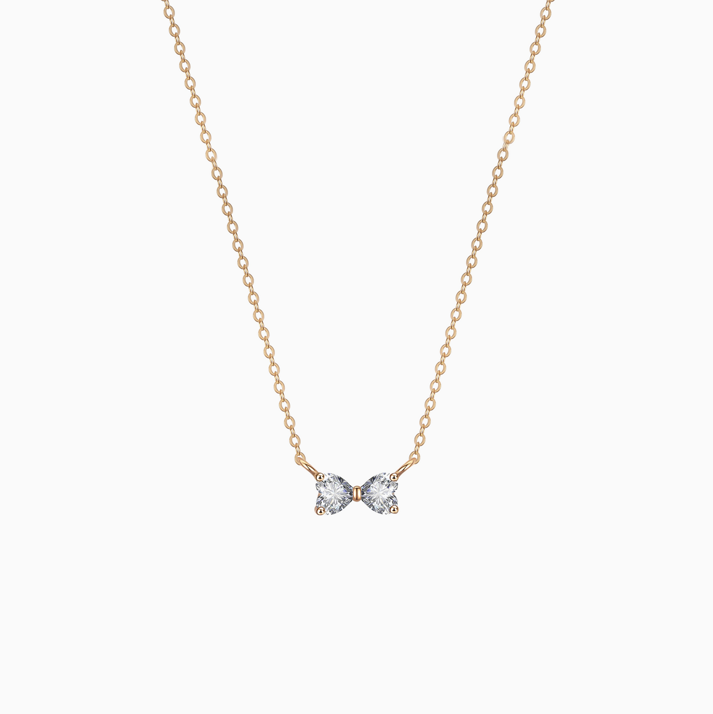 Coquette Mini Bow Gold Delicate Necklace