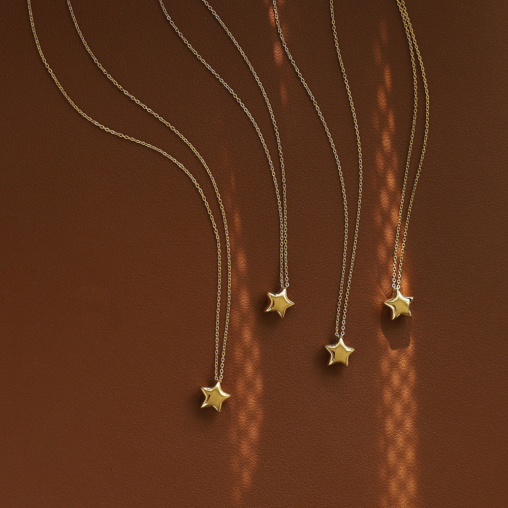 Coquette Lucky Star Pendant Necklace