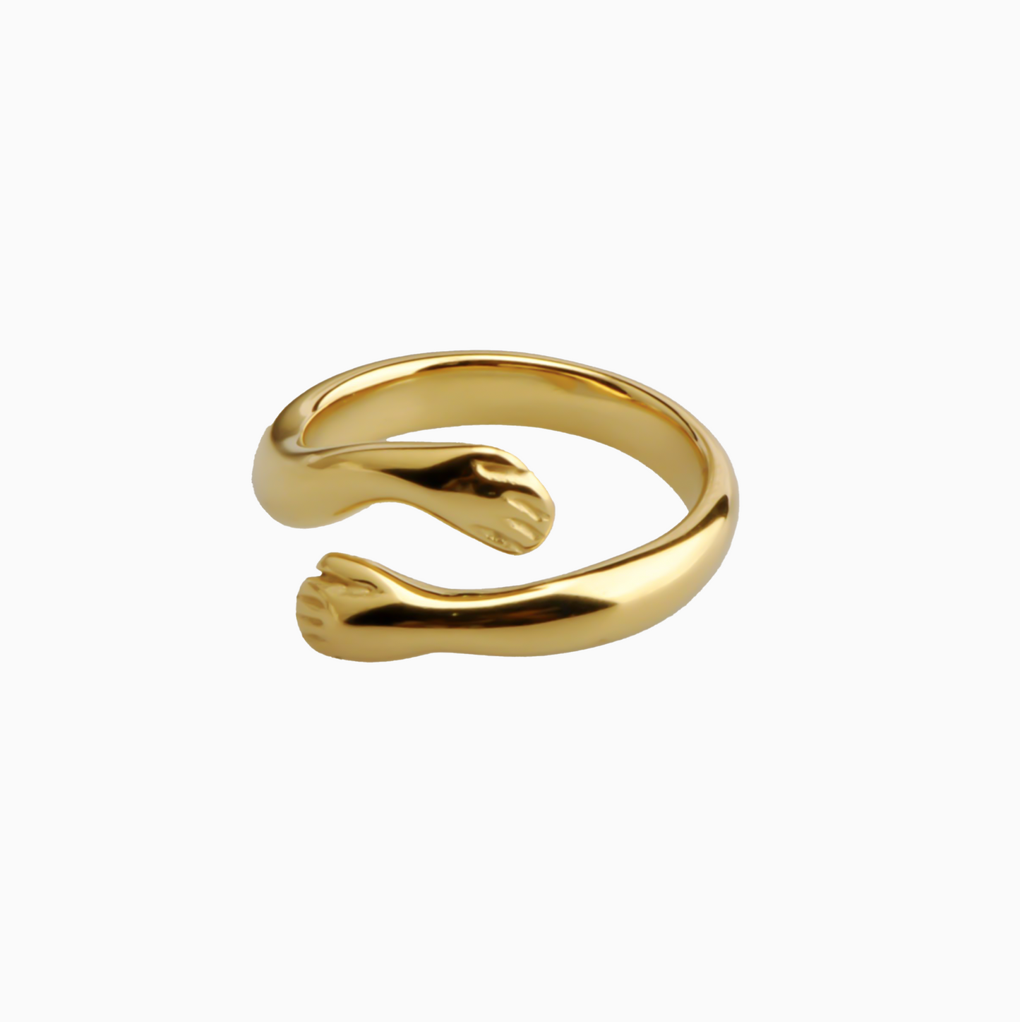 18K Gold Hugger Gift Stack Ring