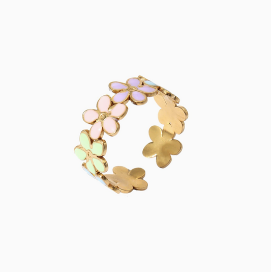 Miss Daisy Flower Adjustable Ring