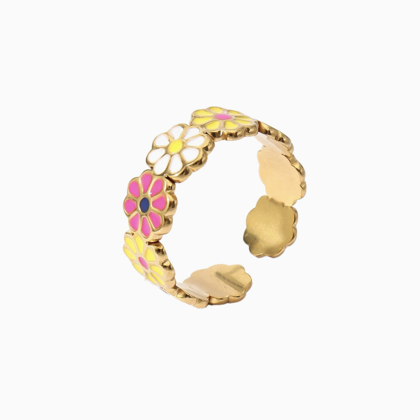 Miss Daisy Flower Adjustable Ring