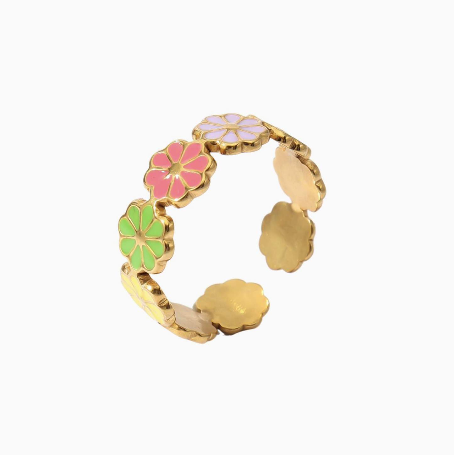 Miss Daisy Flower Adjustable Ring