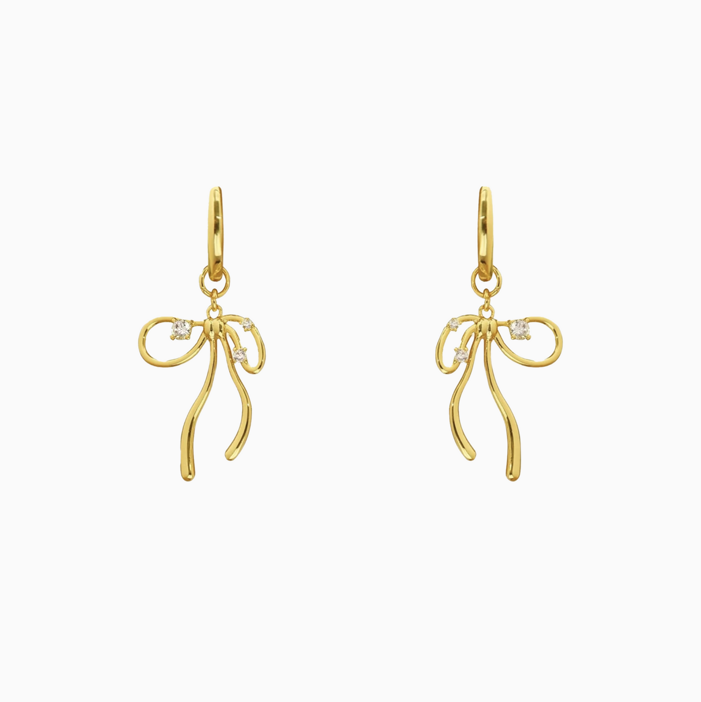 Coquette Ribbon Bow Earrings