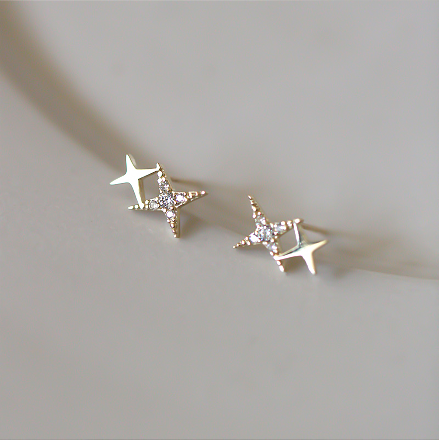 Coquette Gold Star Studs