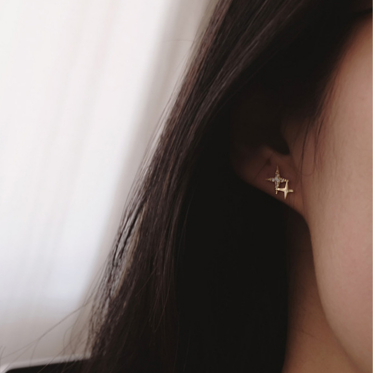 Coquette Gold Star Studs