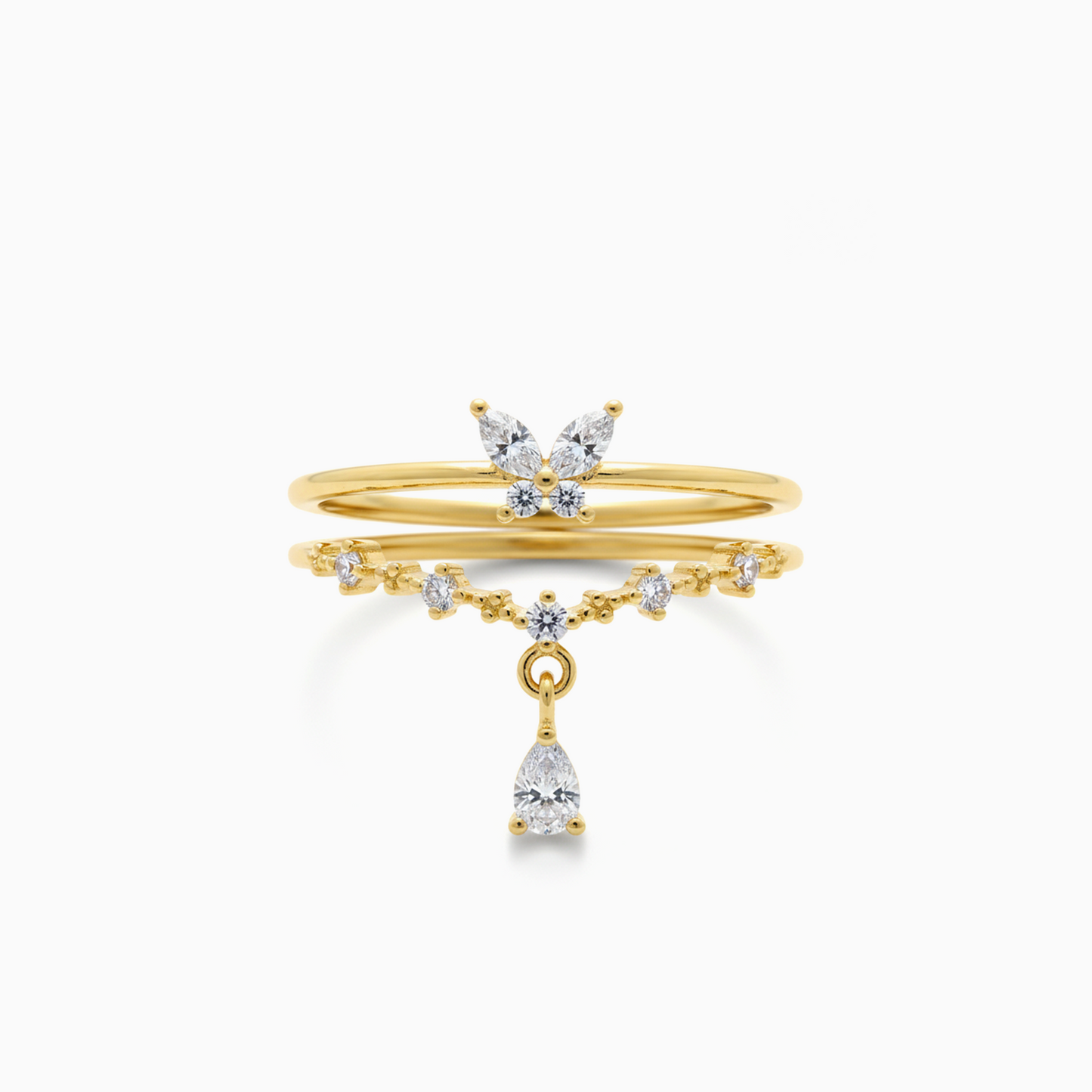 Celestial Butterfly & Teardrop Stacking