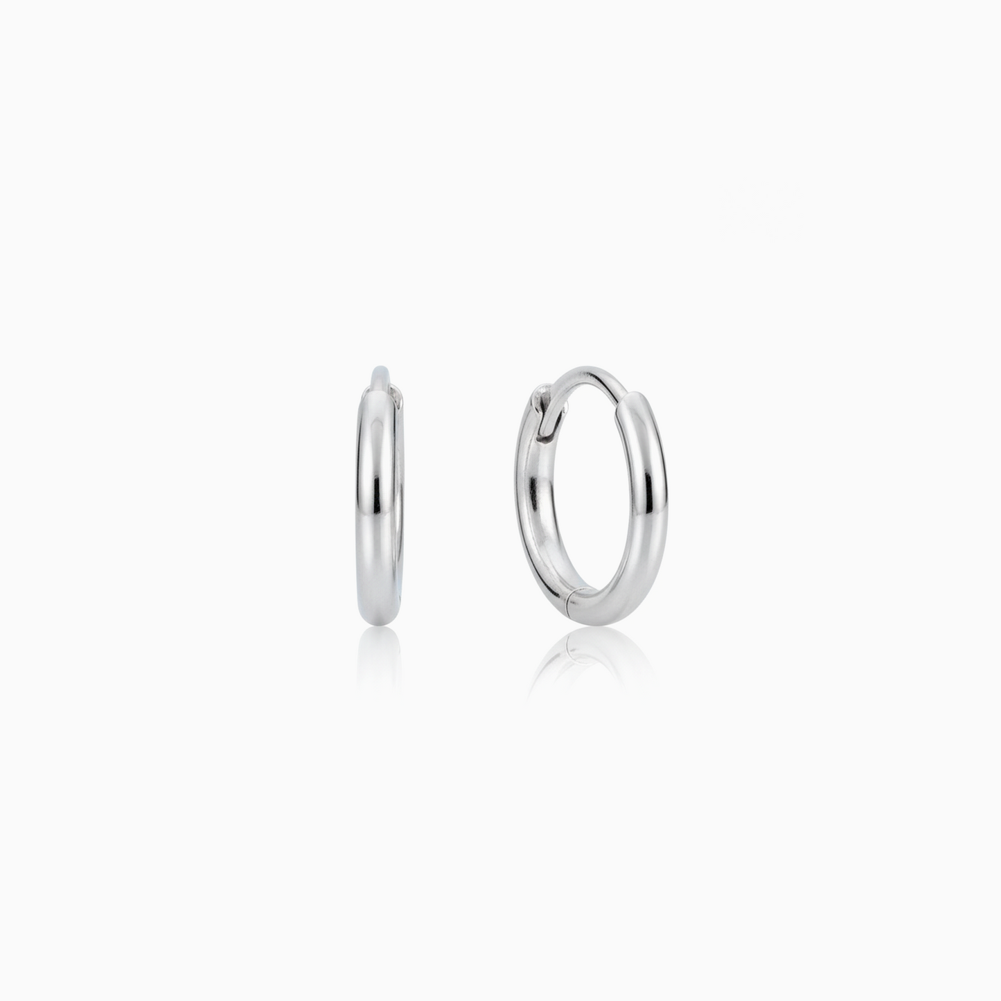 Classic Minimal Gold Huggie Hoops