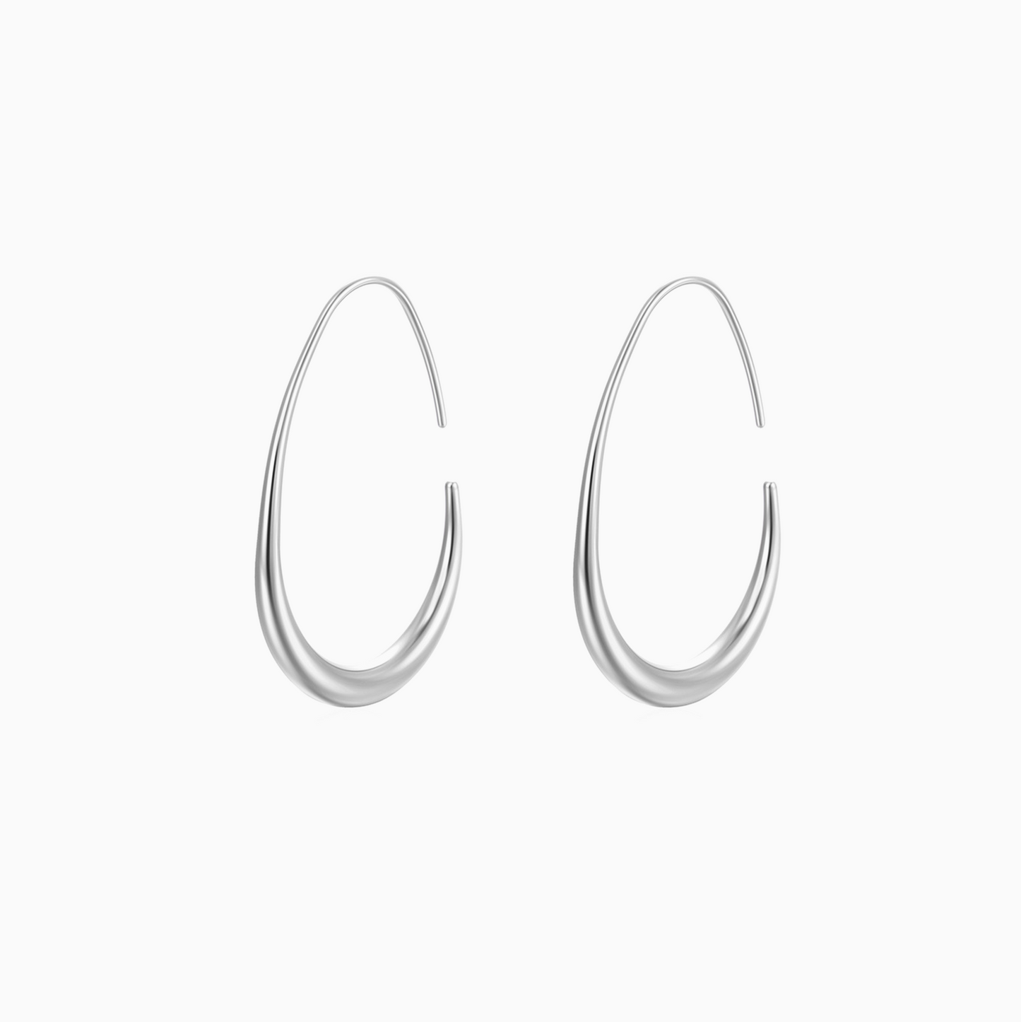Gold Statement Oversize Hoops Earrings