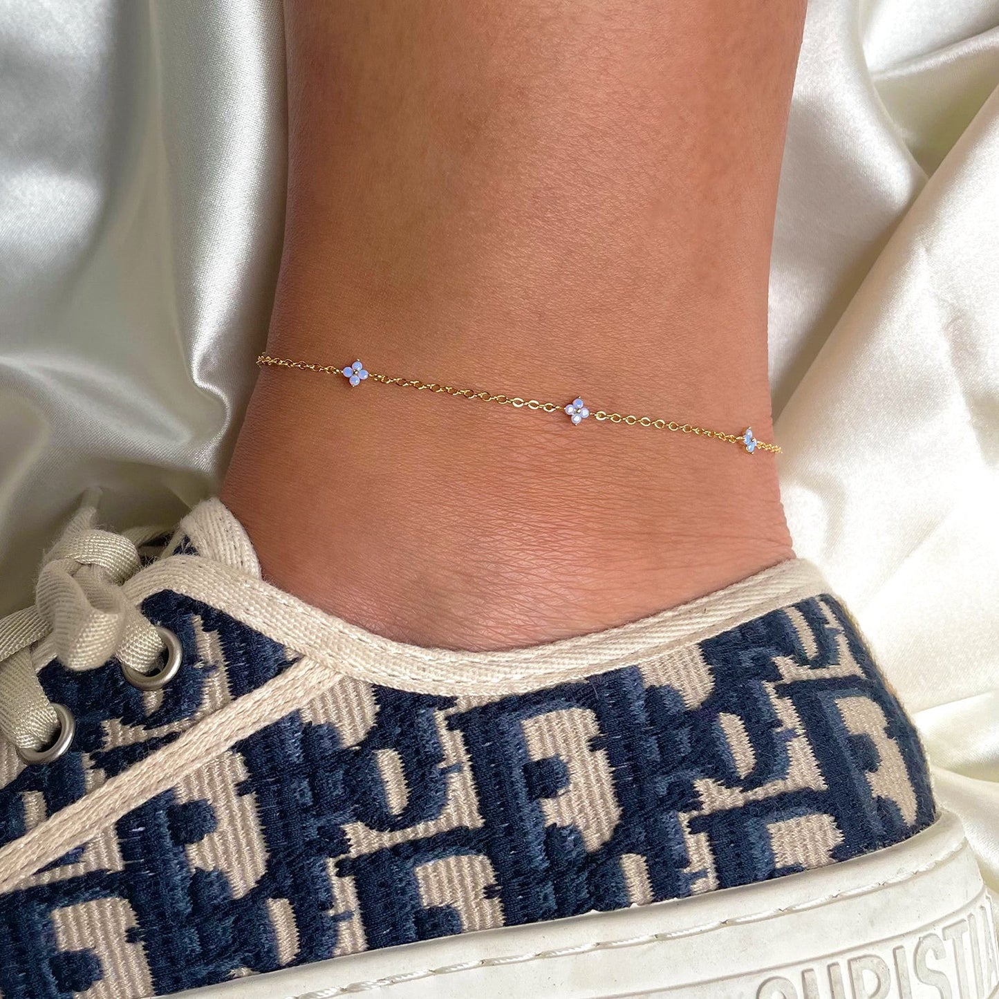 Blue Blossom Bracelet/Anklet