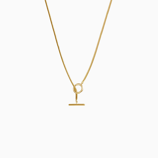 18k Yellow Gold Minimalist Necklace