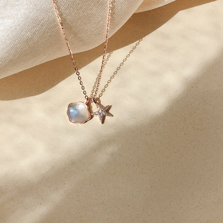 Silver Tiny Ocean Shell Necklace