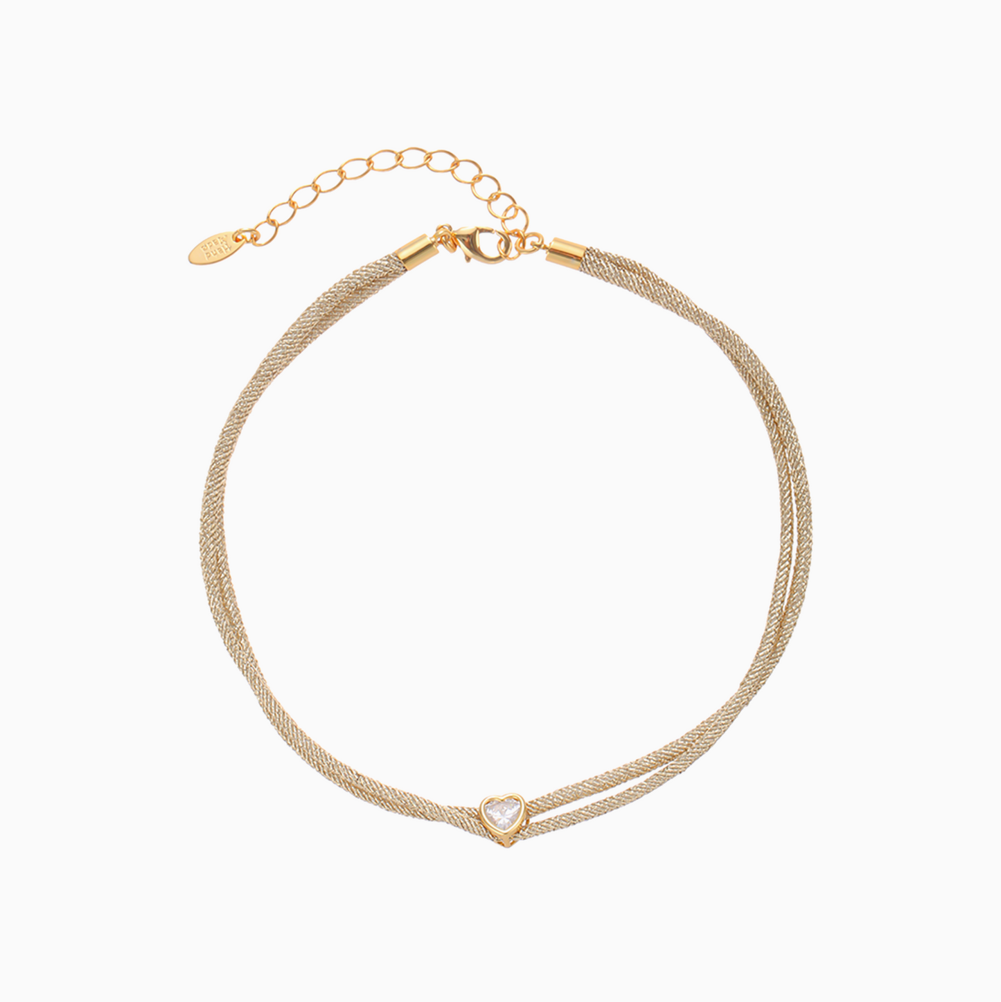 18k Gold-plated Rope Short Necklace