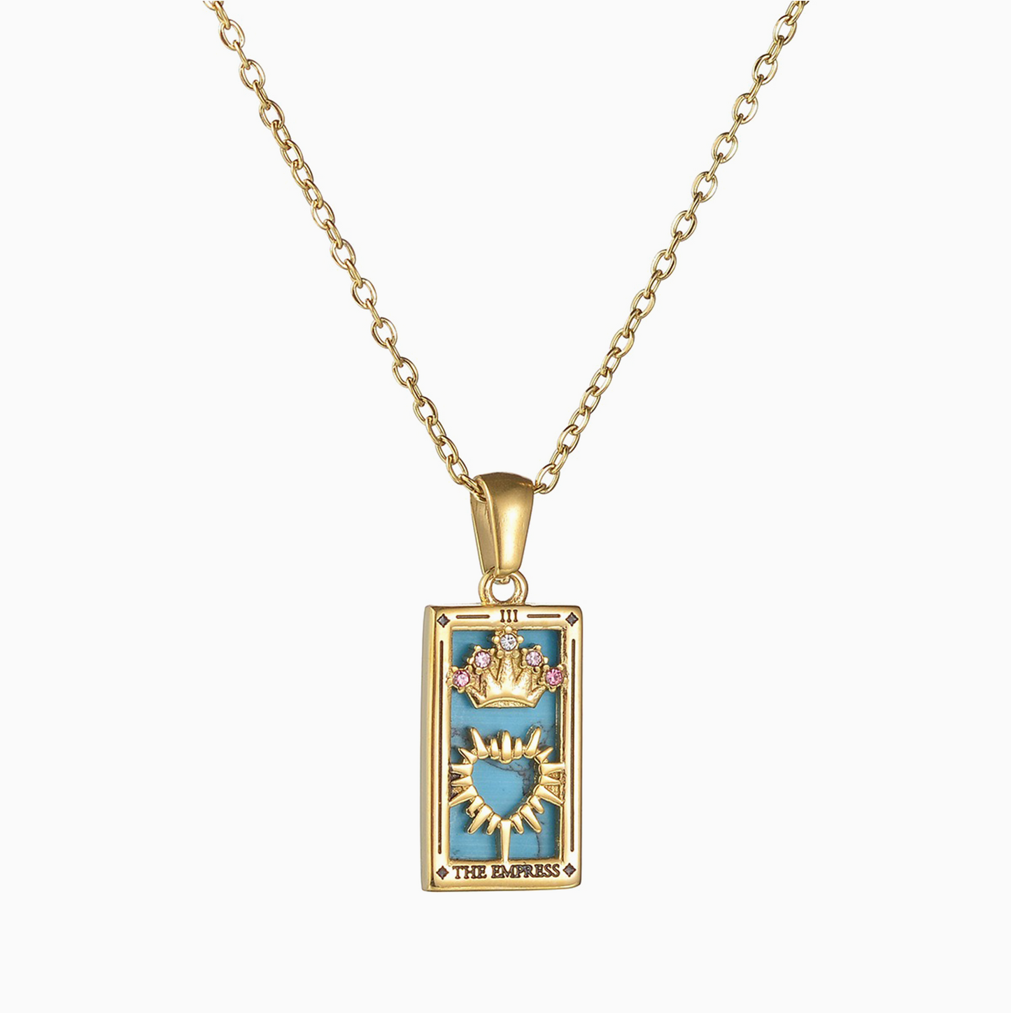 Zodiac Amulet 18k gold-plated Necklace