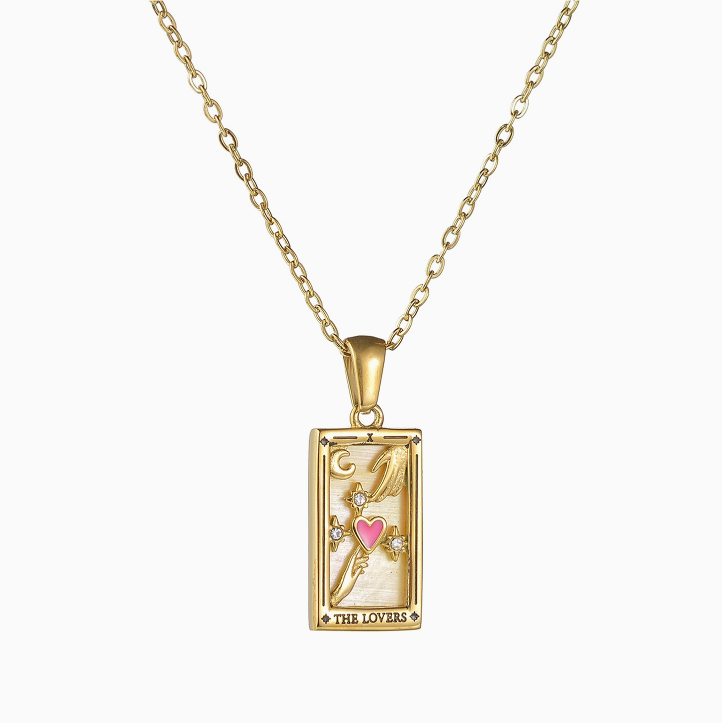 Zodiac Amulet 18k gold-plated Necklace