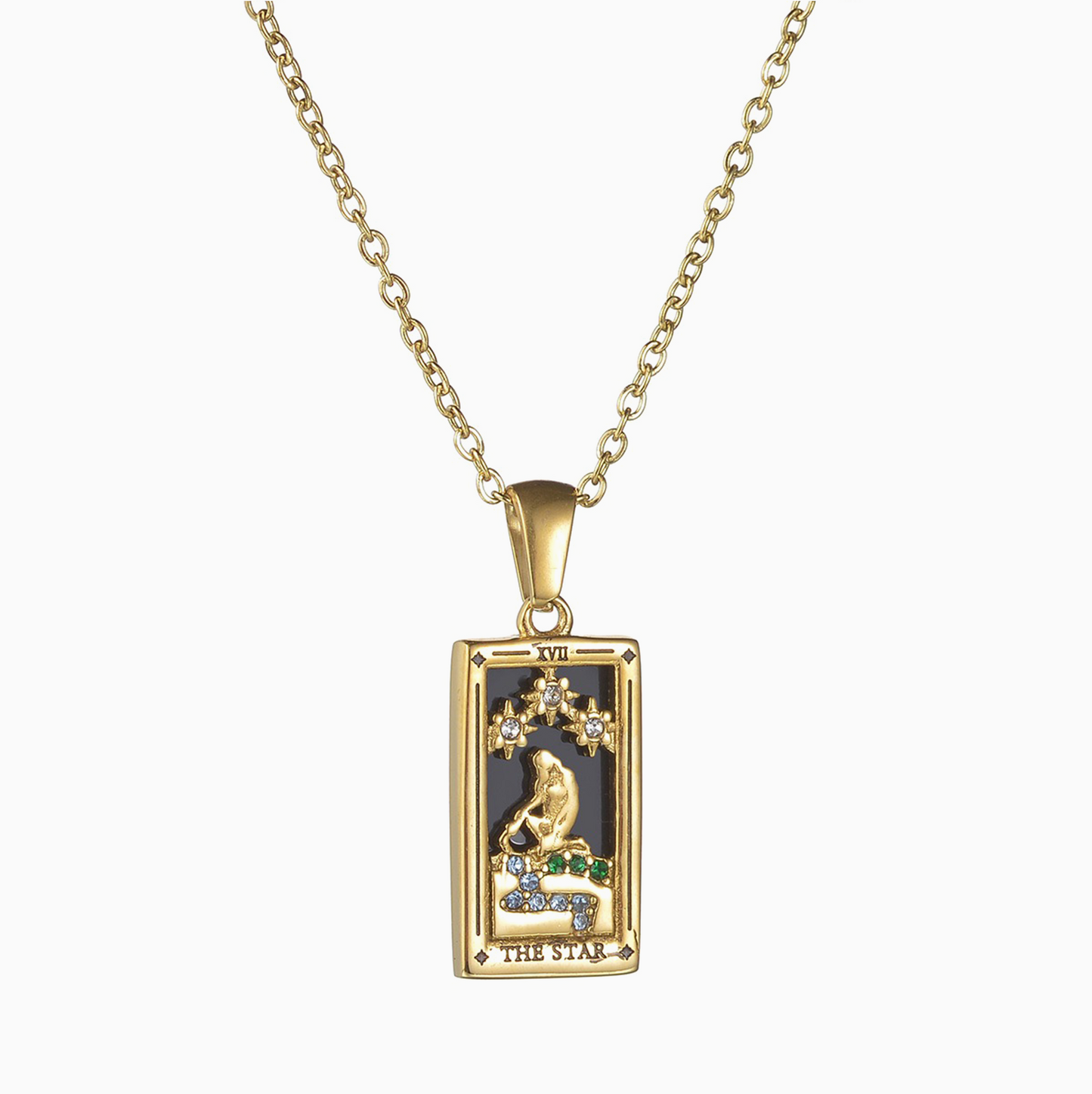 Zodiac Amulet 18k gold-plated Necklace