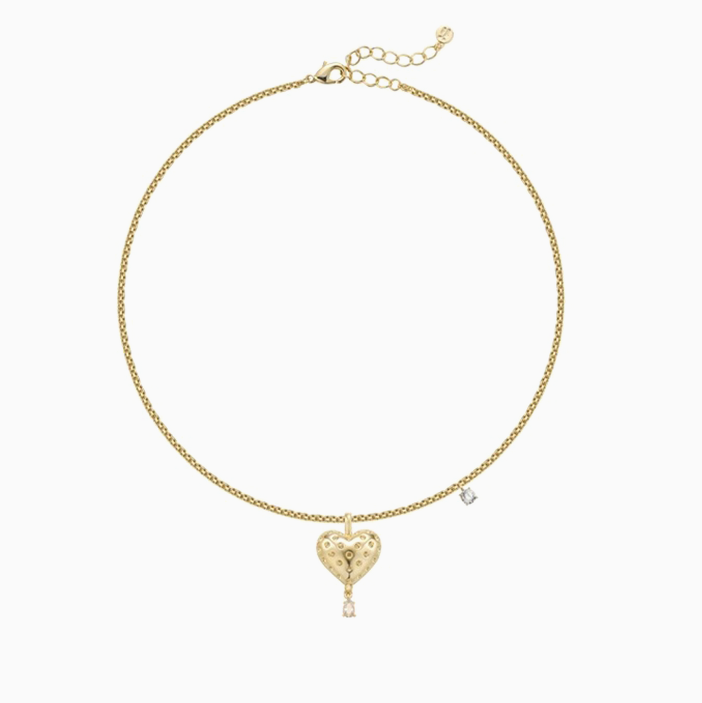 Polka Dot Girl 18k Gold-plated Necklace