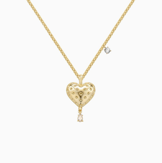 Polka Dot Girl 18k Gold-plated Necklace