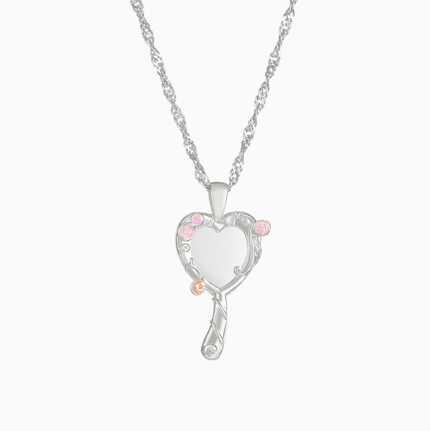 Barbie Heart Mirror Necklace