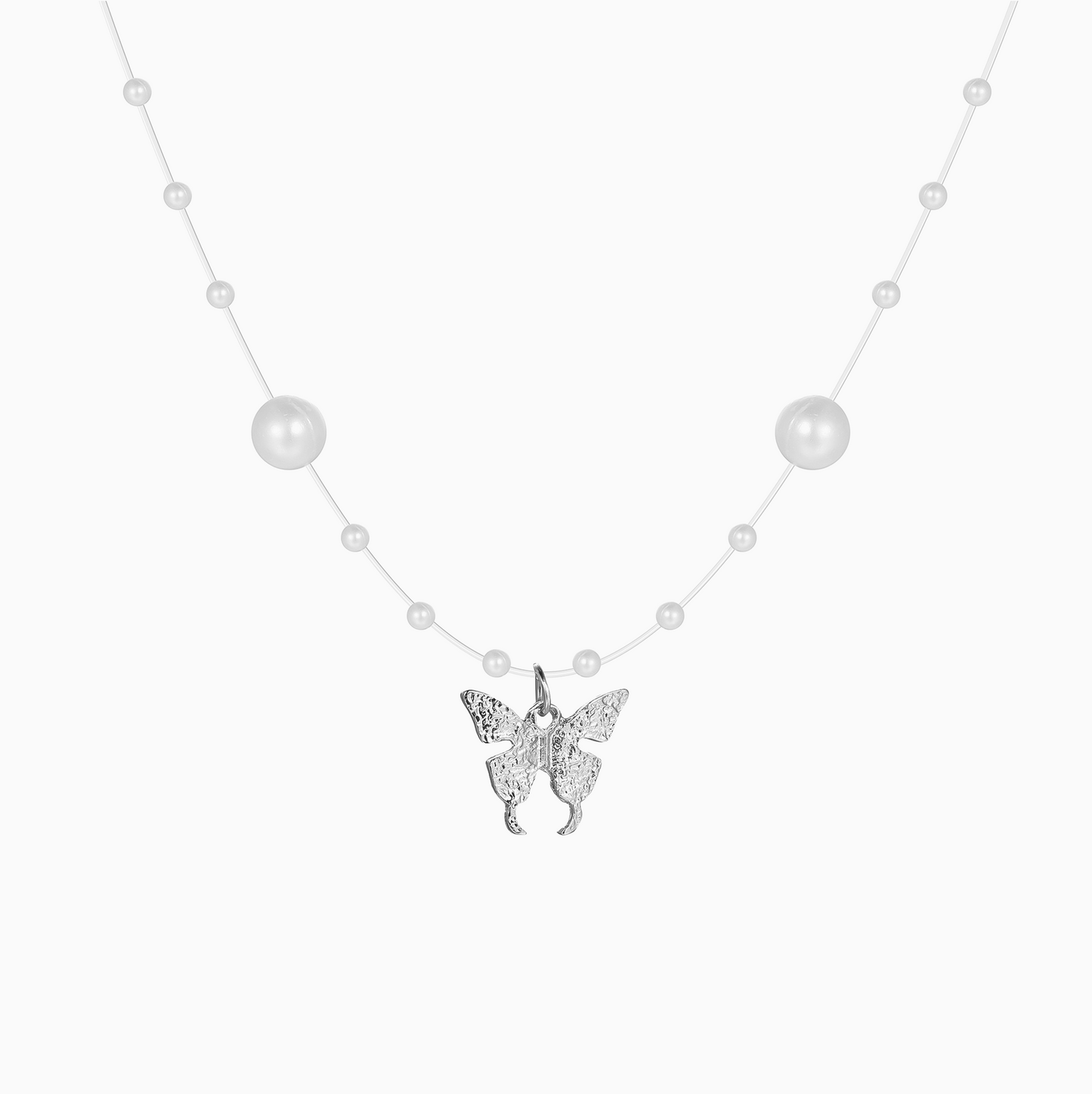 Dreamy Pearl butterfly Necklace