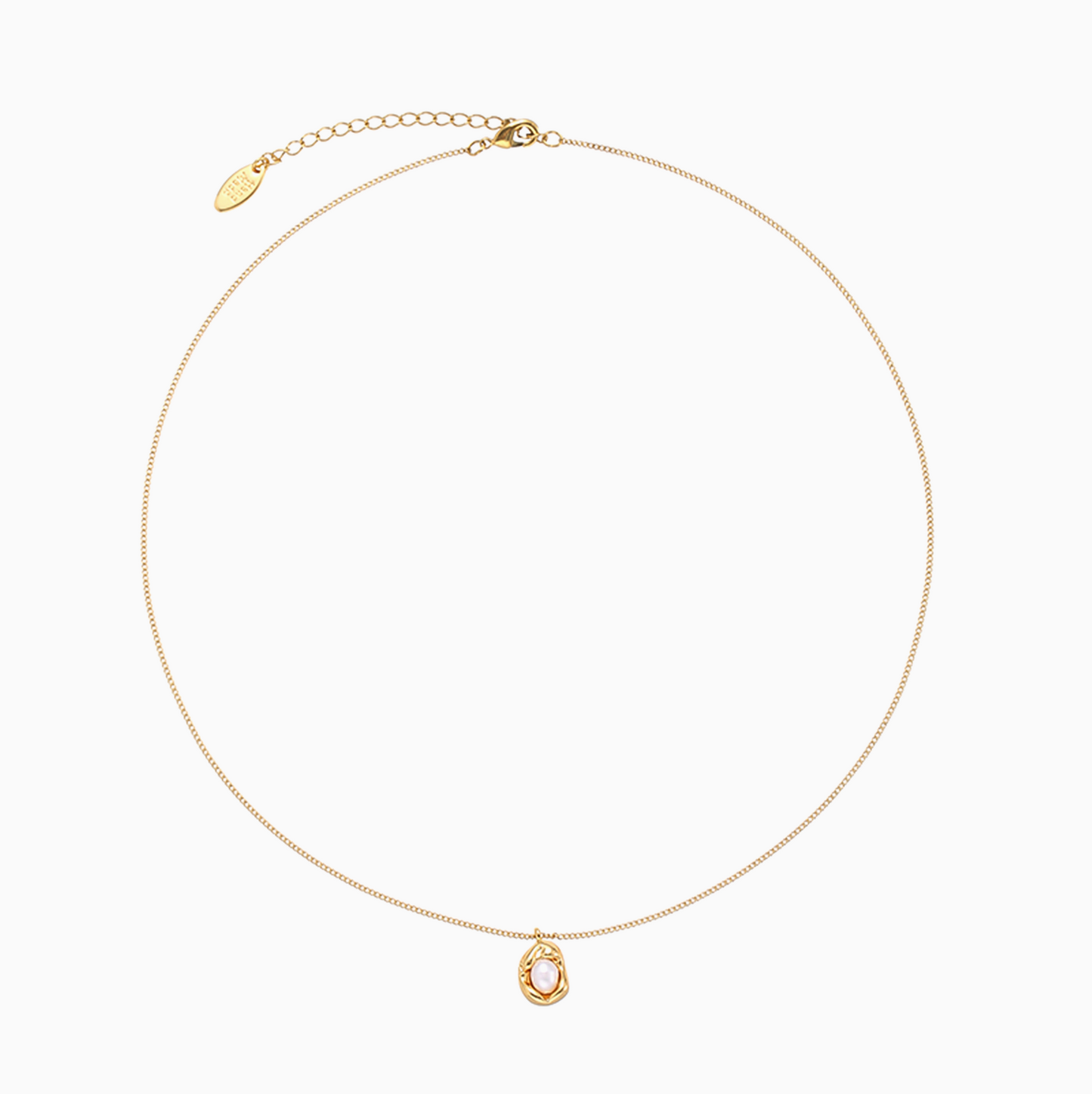 18k Gold-plated Tiny Candy Water Pearl Necklace