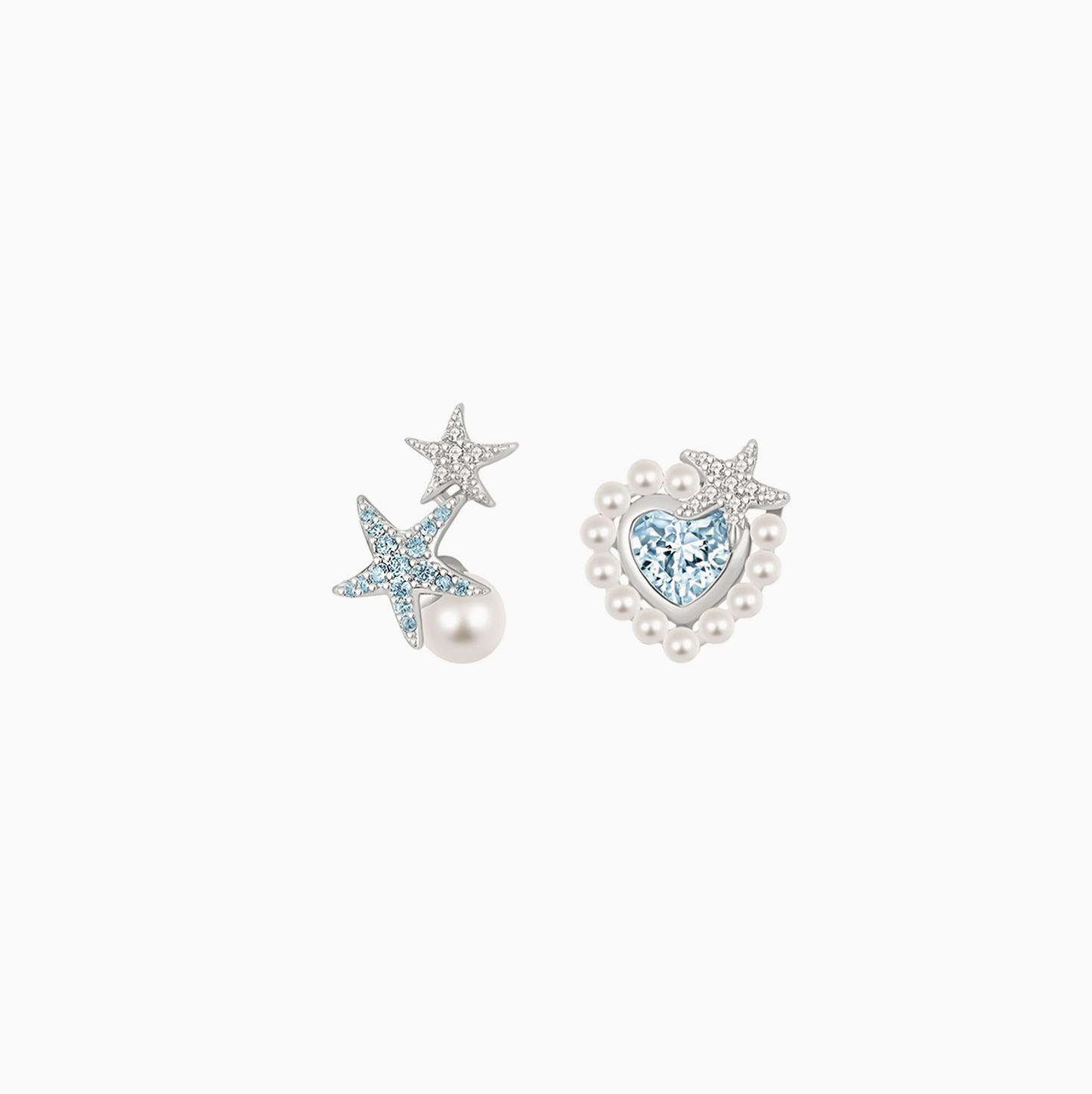 Ocean Diary Shell Pearl S925 Silver Earrings