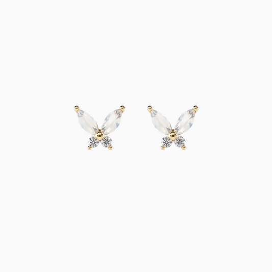 Coquette Butterfly Zirconia Studs
