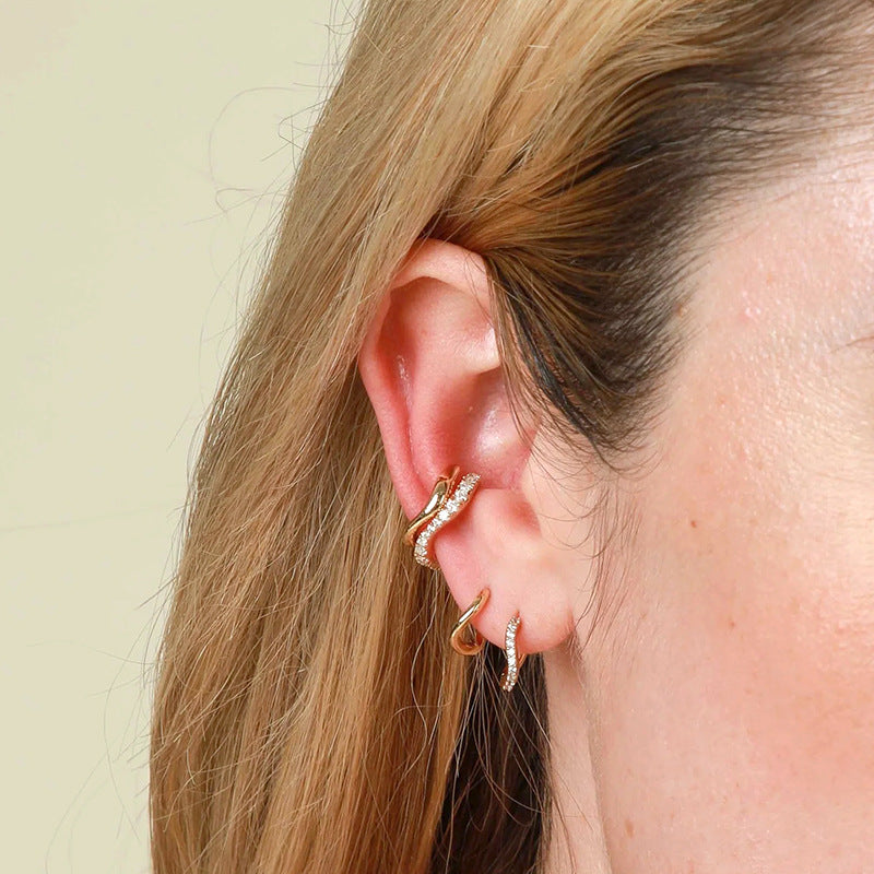 18k Gold-plated Minimalist Hoops