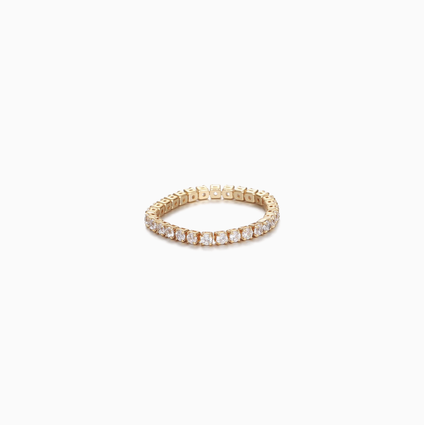 Zircon Diamond Stackable Eternity Ring