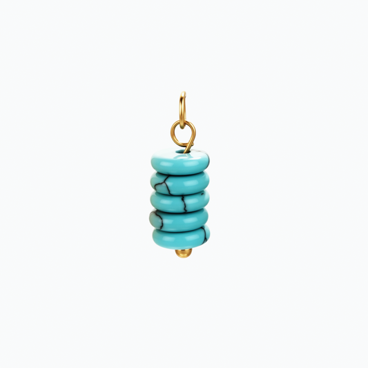 Turquoise Natural Jade Charm Pendant