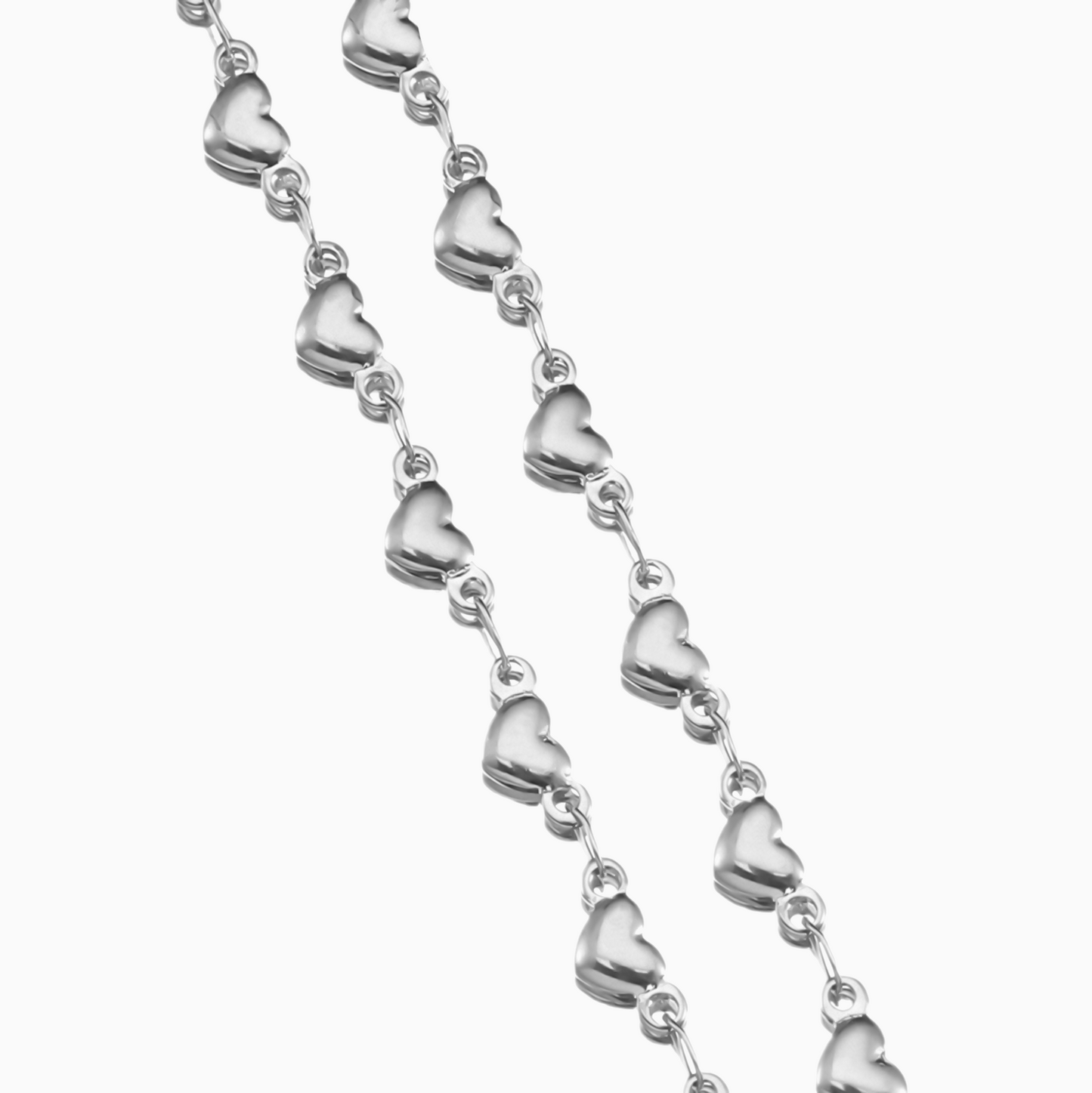 18k Heart Chain